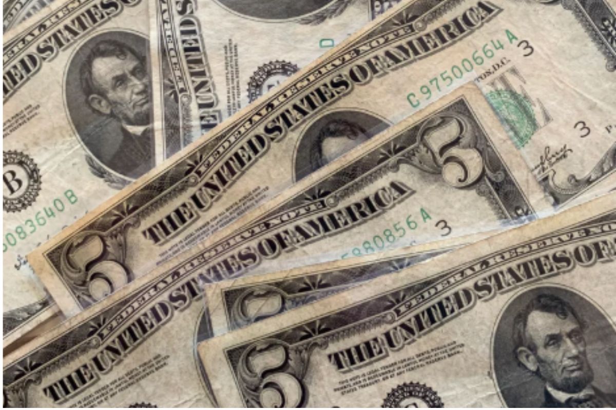 Old 5 USD Note
